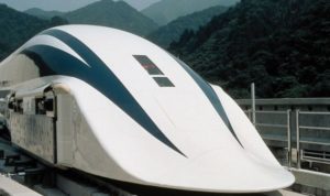 Il treno MagLev che sfrutta la levitazione magnetica