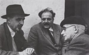 Ernesto Rossi con Altiero Spinelli e Luigi Einaudi