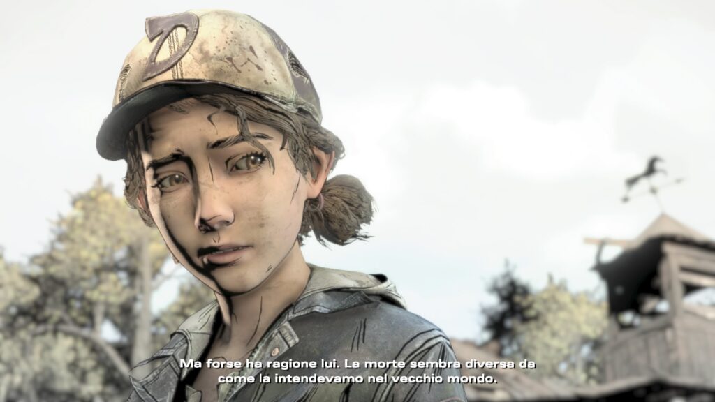 La protagonista del videogioco di The walking dead della casa di produzione videoludica telltale