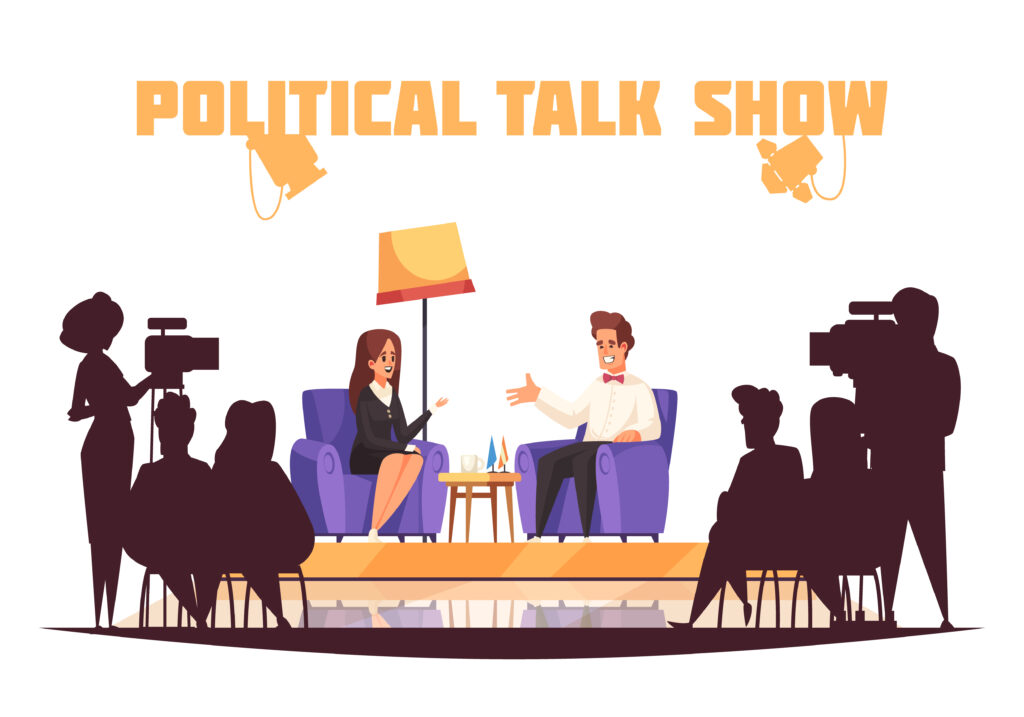 talk show politica comunicare la guerra
