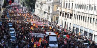 sciopero e manifestazione